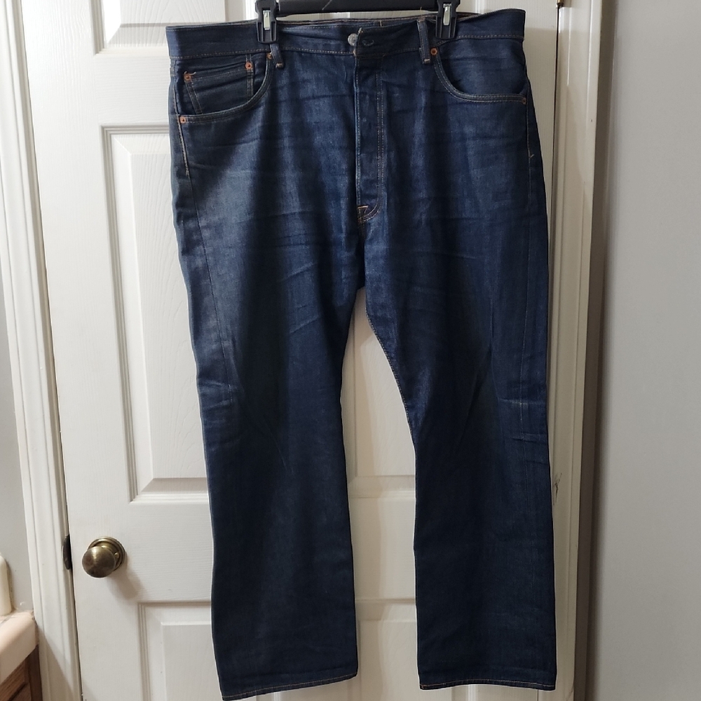 Levi's Dark Blue Straight Jeans